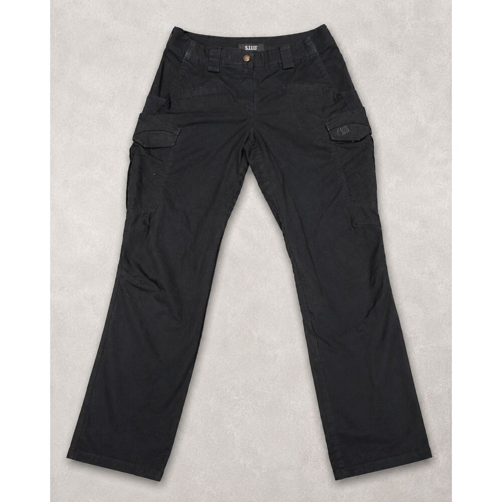 5.11 Tactical Womens Cargo Pants Size 6 Regular Black Duty Workwear Tactical